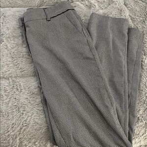 White House Black Market  Gray Checkered Pants